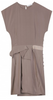 RICHARD NICOLL - Taupe Drape Dress - Designer Dress hire