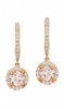 ASTLEY CLARKE - Morganite and Diamond Drop - Designer Dress hire