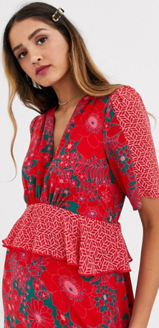 TWISTED WUNDER - Vivid Floral Maxi Dress - Designer Dress hire