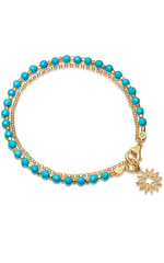 ASTLEY CLARKE - Turquoise Sun Biography Bracelet - Designer Dress Hire