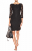 DIANE VON FURSTENBERG - Zarita Lace Dress Black - Designer Dress hire