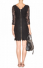 DIANE VON FURSTENBERG - Zarita Lace Dress Black - Designer Dress hire