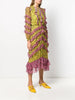Saloni - Victoria Ruffled Midi Dress - Designer Dress hire