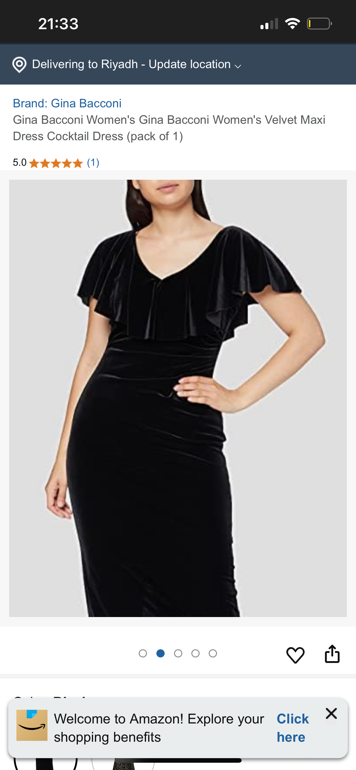 Velvet Cocktail Dress