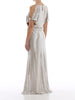 RALPH LAUREN - Metallic Cold-Shoulder Gown - Designer Dress hire