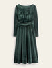 Boden - Abigail Green Velvet Dress - Designer Dress hire