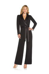 ADRIANNA PAPELL - Tuxedo Jumpsuit - Designer Dress Hire