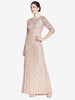 HALSTON HERITAGE - Boysenberry Dress - Designer Dress hire