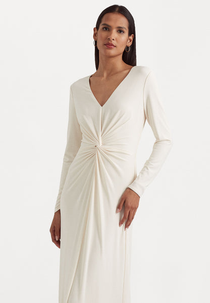 Nadira Cream Twist Gown