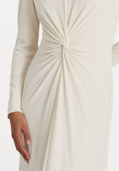 Nadira Cream Twist Gown