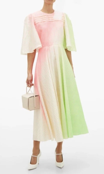 Raeya Ombré Satin Dress