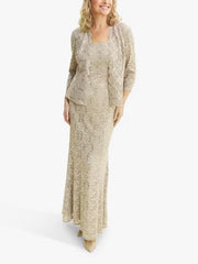 GINA BACCONI - Carissa Lace Dress and Jacket - Designer Dress Hire