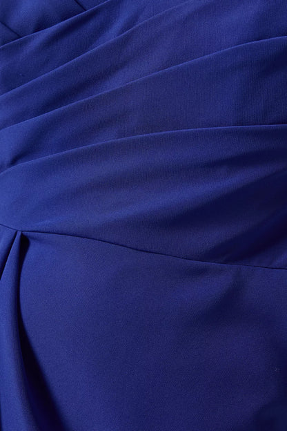 Off-shoulder Column Gown