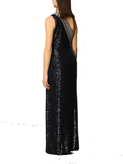 Two Tone Sequin Gown