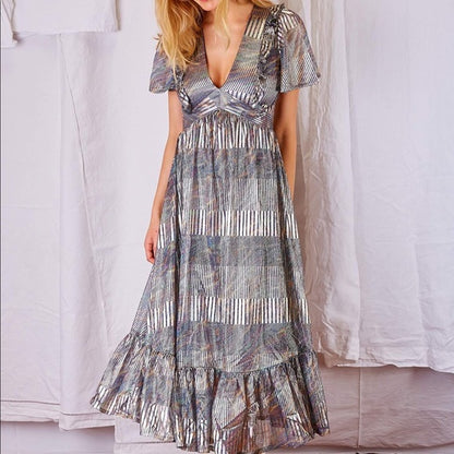 Brigitte Lurex Dress