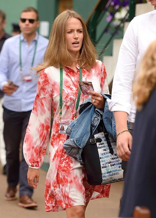 Sabitri Red Roses Dress