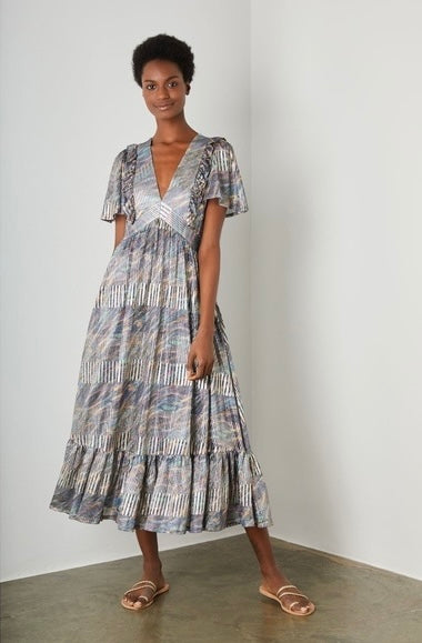 Brigitte Lurex Dress