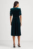 RALPH LAUREN - Black Velvet Vinyam Party Dress - Designer Dress hire