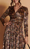 JOLIE MOI - Floral Velvet Dress - Designer Dress hire