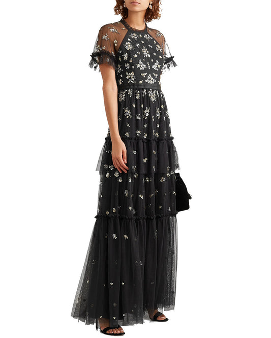 Lustre Evening Gown
