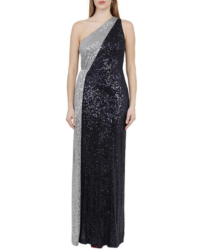 Two Tone Sequin Gown