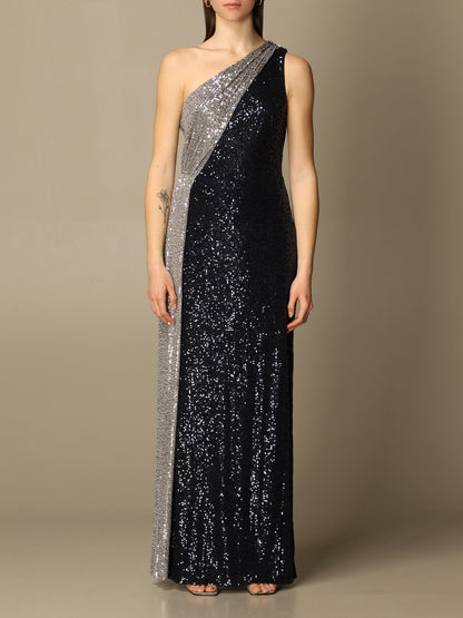 Two Tone Sequin Gown