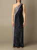 RALPH LAUREN - Two Tone Sequin Gown - Designer Dress hire