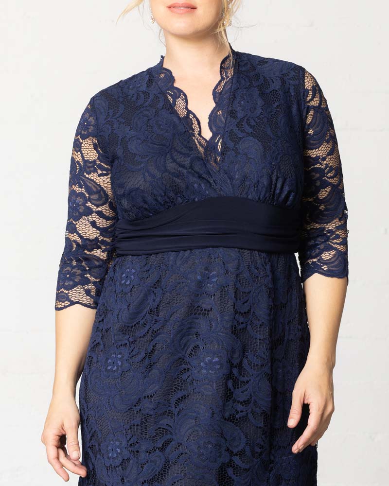 Soiree Navy Evening Gown
