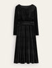 Boden - Abigail Velvet Midi Dress - Designer Dress hire