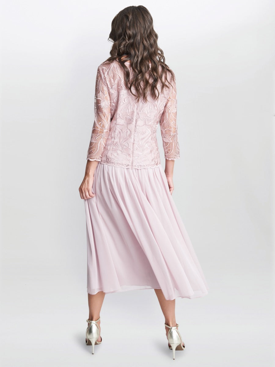 Philippa Floral Lace Dress