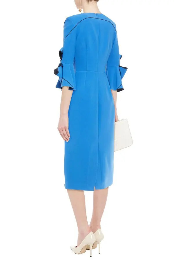 Lavete Crepe Midi Dress