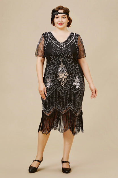 Irregular Fringe Gatsby Dress