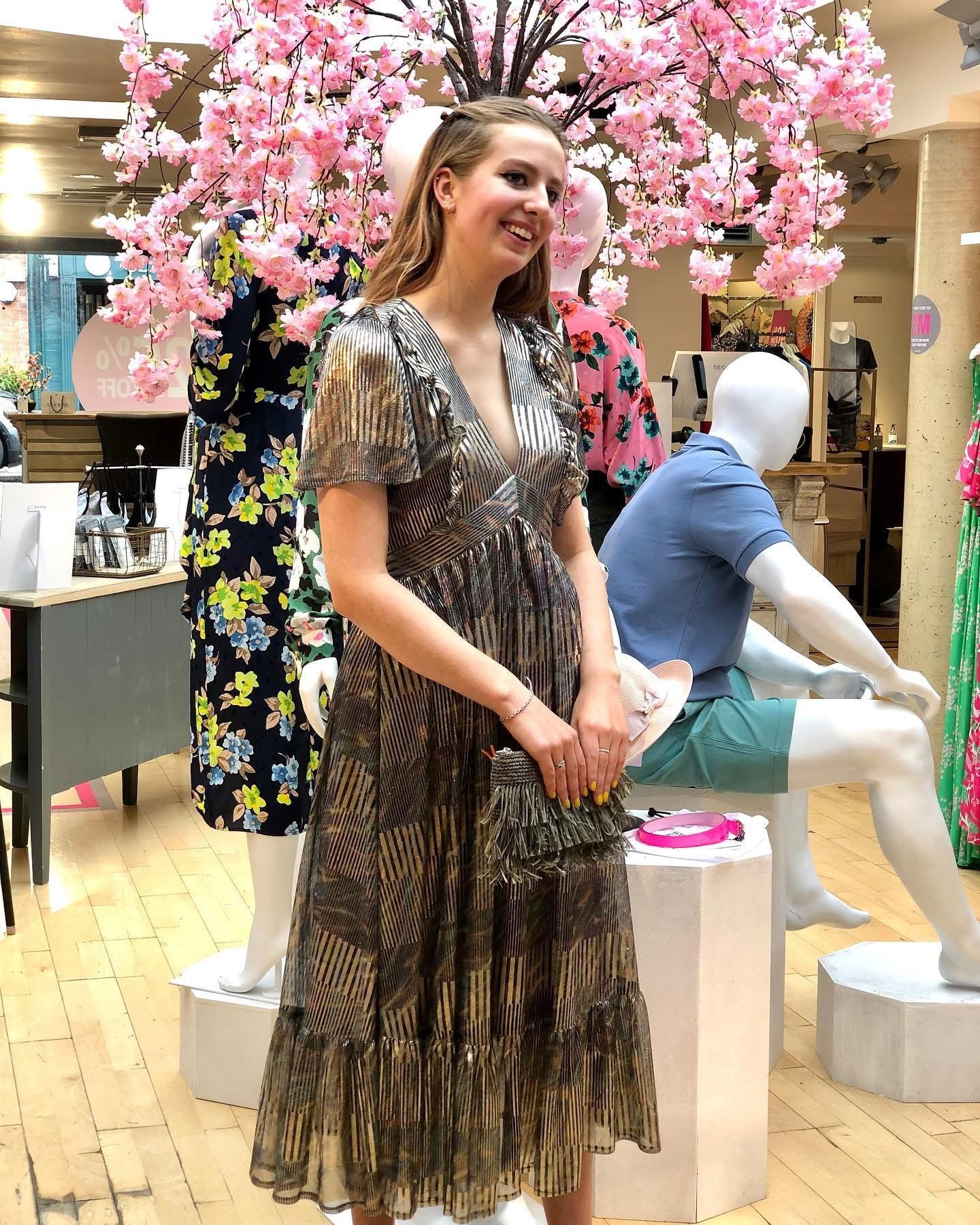 Brigitte Lurex Dress