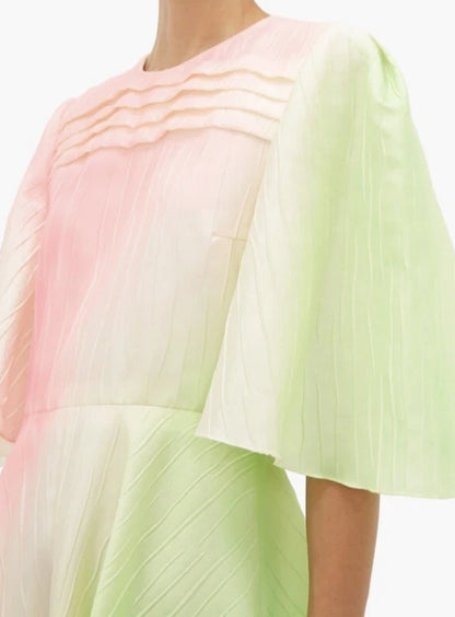 Raeya Ombré Satin Dress