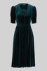 RALPH LAUREN - Black Velvet Vinyam Party Dress - Designer Dress hire