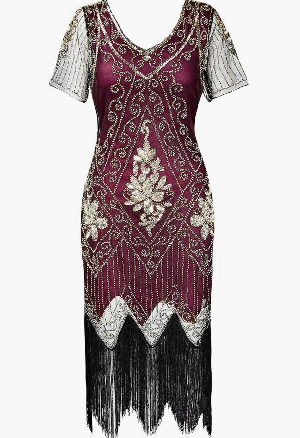 Irregular Fringe Gatsby Dress