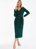 CRAVE MATERNITY - Side Wrap Maternity Dress - Designer Dress hire 