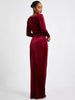 QUIZ - Velvet Cowl Neck Dress - Designer Dress hire