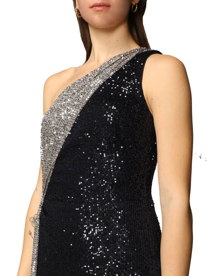 Two Tone Sequin Gown