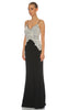RALPH LAUREN - Lace Bodice Evening Dress - Designer Dress hire