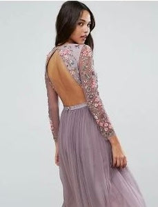 Ditsy Scatter Tulle Gown