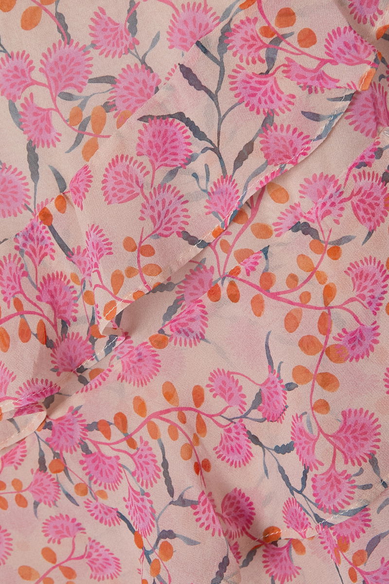 Isa Tiered Ruffled Midi Dress