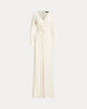 RALPH LAUREN - Nadira Cream Twist Gown - Designer Dress hire