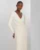 RALPH LAUREN - Nadira Cream Twist Gown - Designer Dress hire