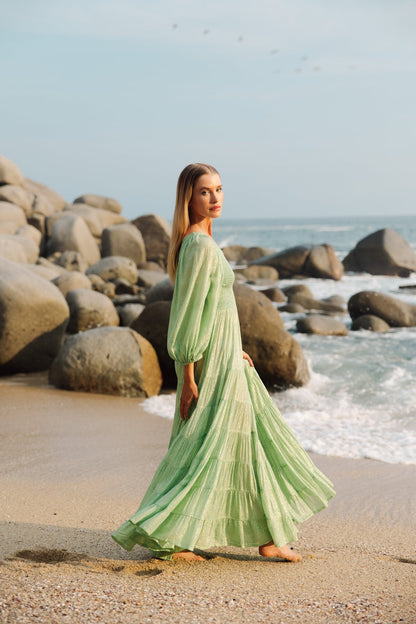 Joanna Metallic Dress