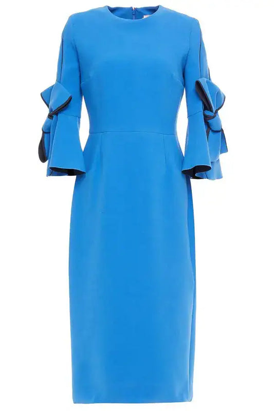Lavete Crepe Midi Dress