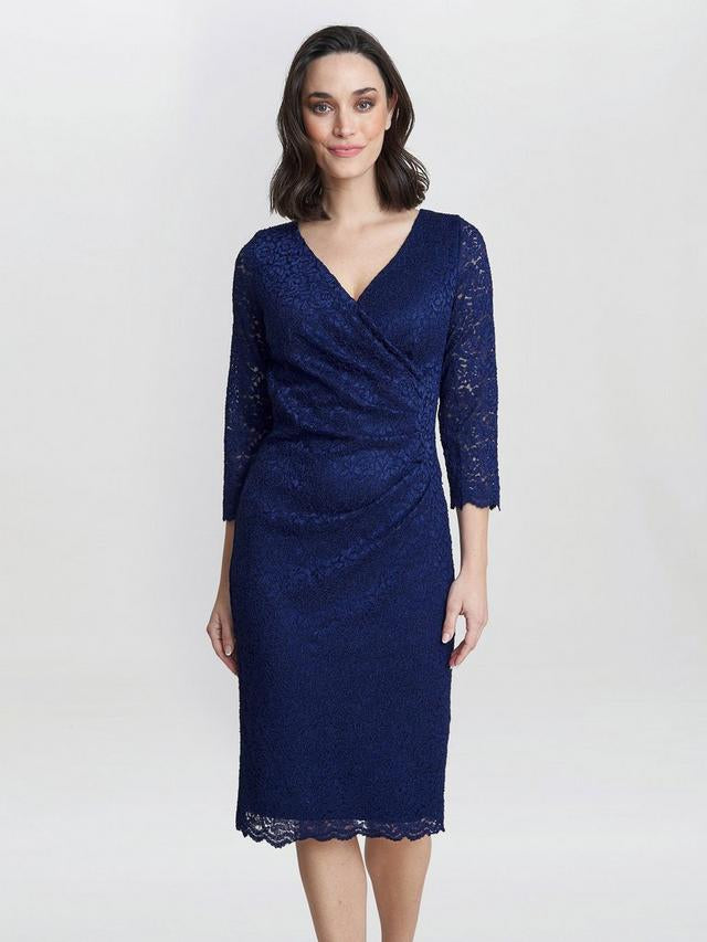 Melody Lace Wrap Dress