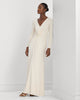 RALPH LAUREN - Nadira Cream Twist Gown - Designer Dress hire