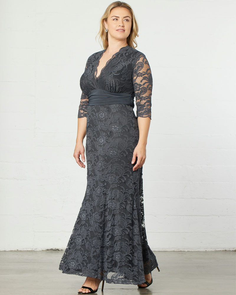 Soiree Navy Evening Gown