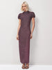 JOLIE MOI - Floral Velvet Dress - Designer Dress hire